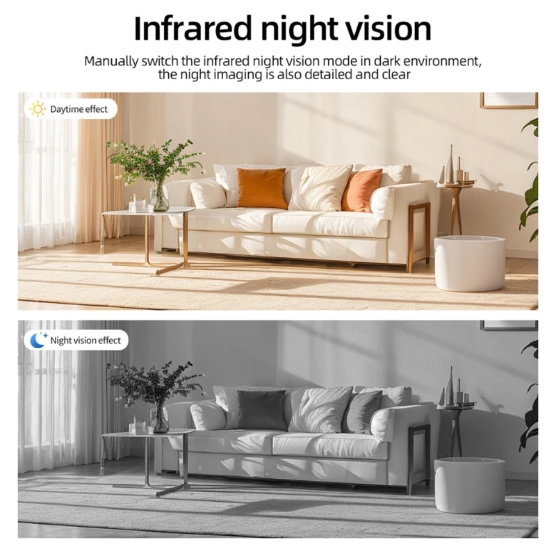 1080P HD Mini Camera Wireless WiFi Baby Monitor Indoor Safety Security Surveillance Night Vision Camcorder Cam Video Recorder